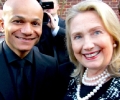 with Hillary Clinton